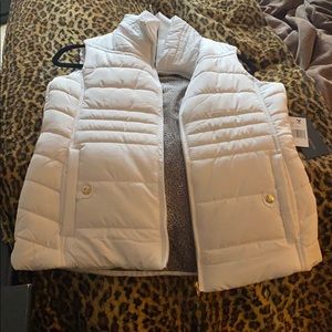 White weather proof vest